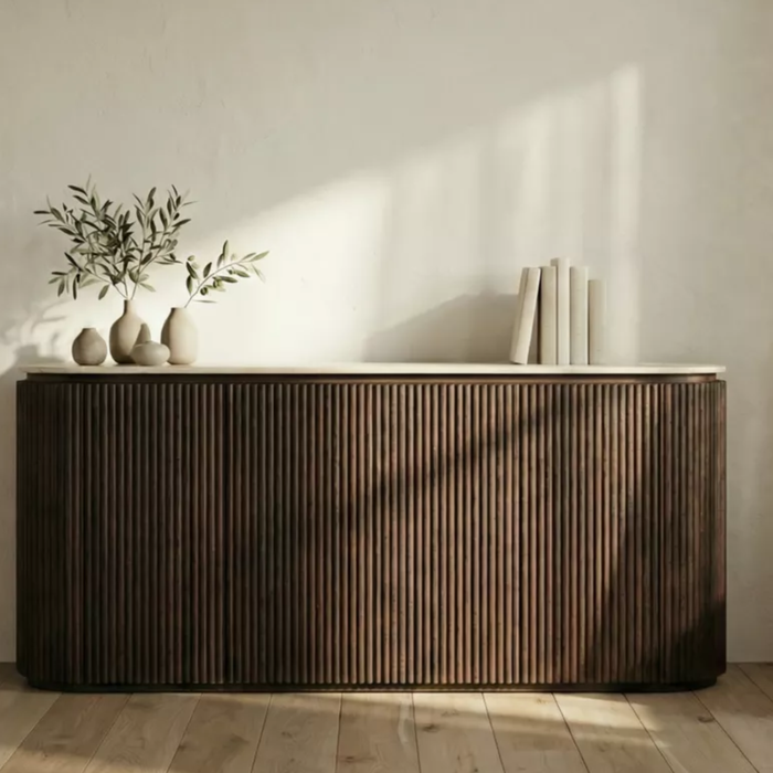 Creed Buffet Travertine Top 1800
