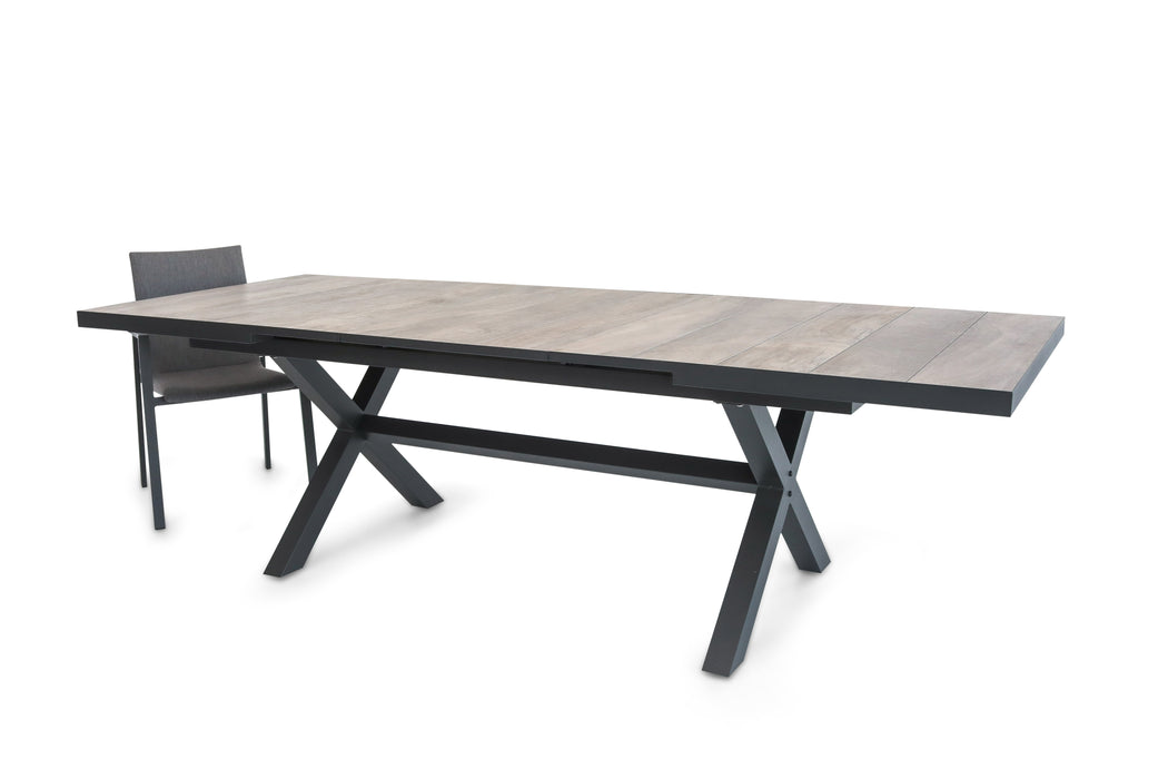 Charcoal Extension Table 201 to 261cm