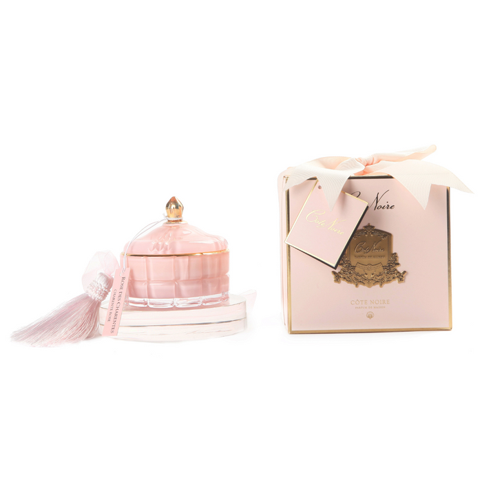 'Art Deco Candle - Pink & Gold - Pink Champagne