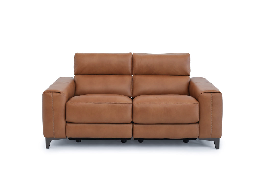 2 Seater Leather Sofa [32674EJ 2P GLES6620 Cat 16s]