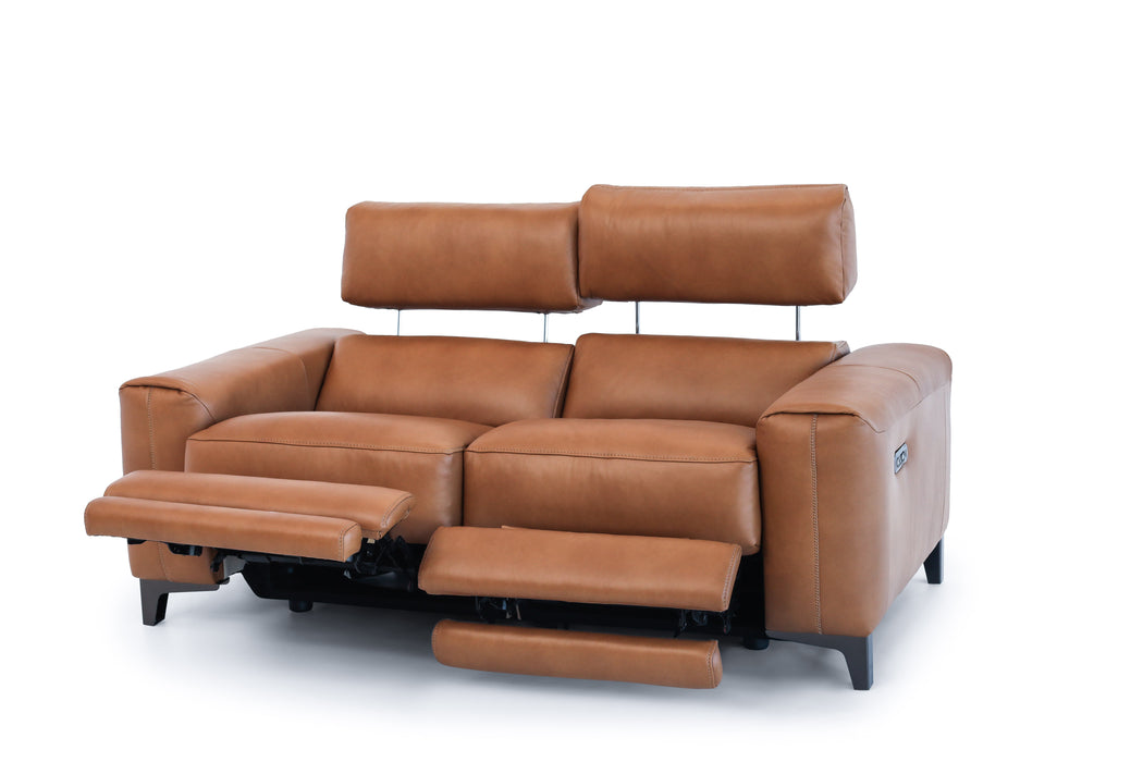 2 Seater Leather Sofa [32674EJ 2P GLES6620 Cat 16s]