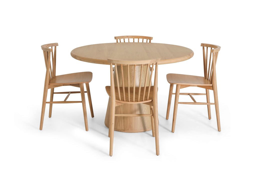 Ollie Round Dining Table (Natural)