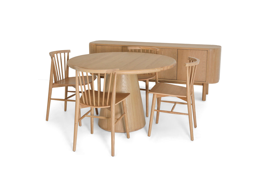 Ollie Round Dining Table (Natural)