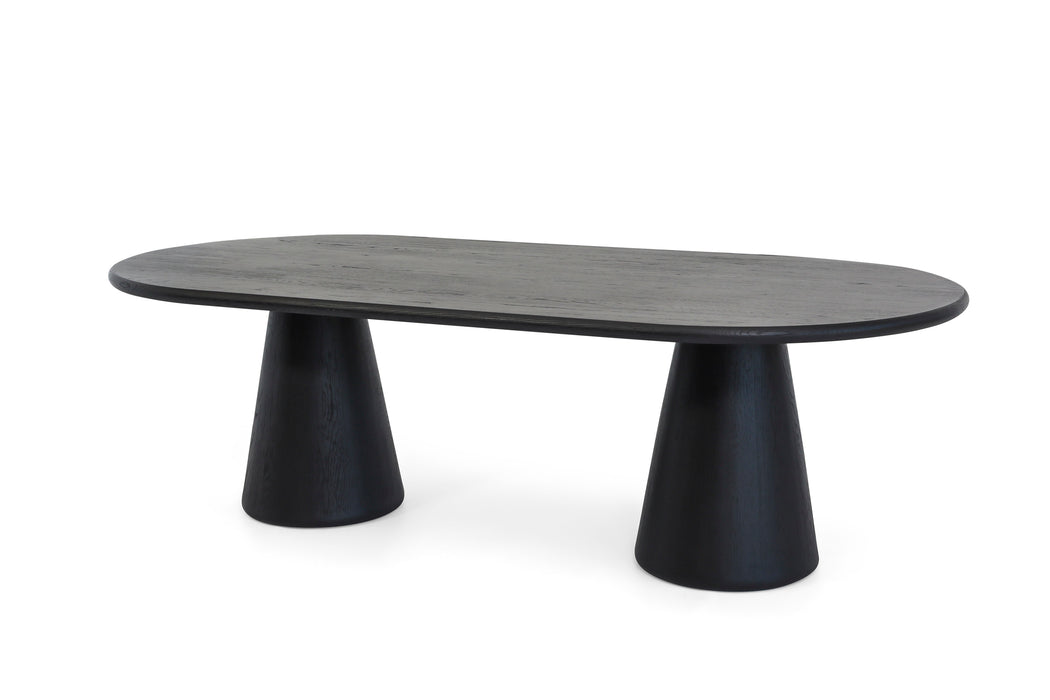Ollie Oval Dining Table - Black
