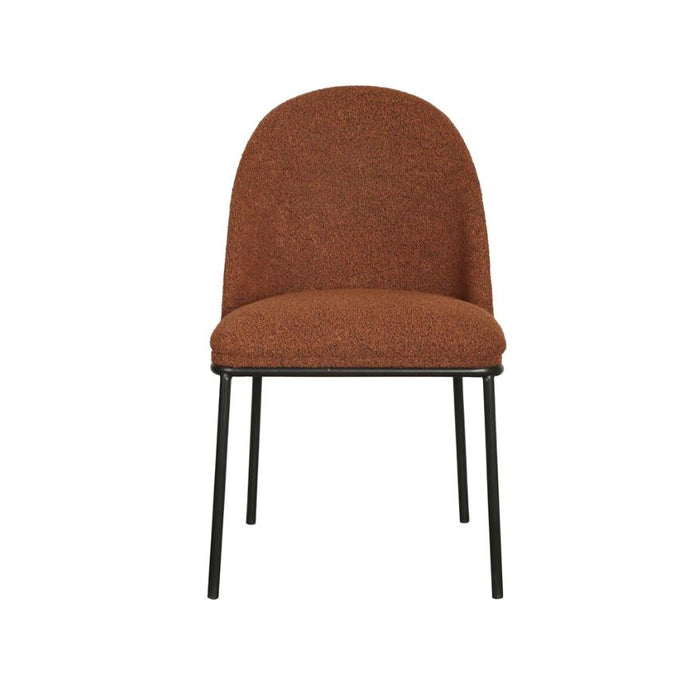 Calabasas Dining Chair - Terracotta Boucle