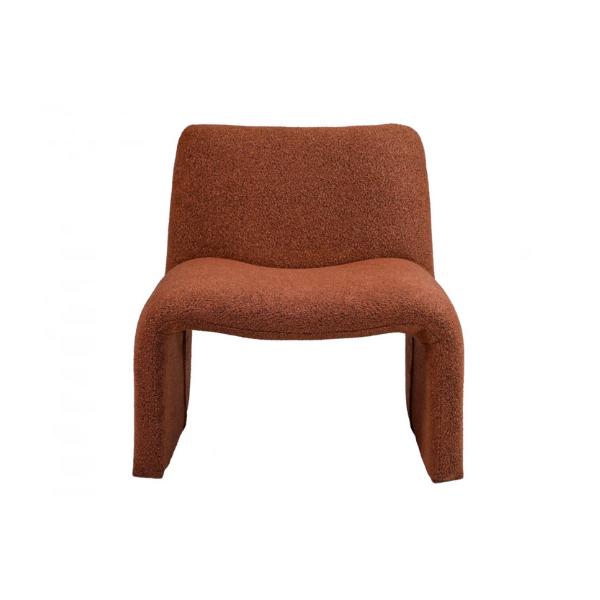 Calabasas Occasional Chair - Terracotta Boucle