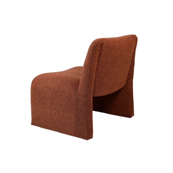 Calabasas Occasional Chair - Terracotta Boucle