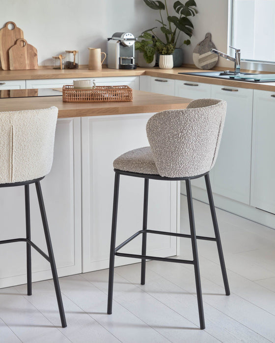 Cecelia Counter Stool Grey