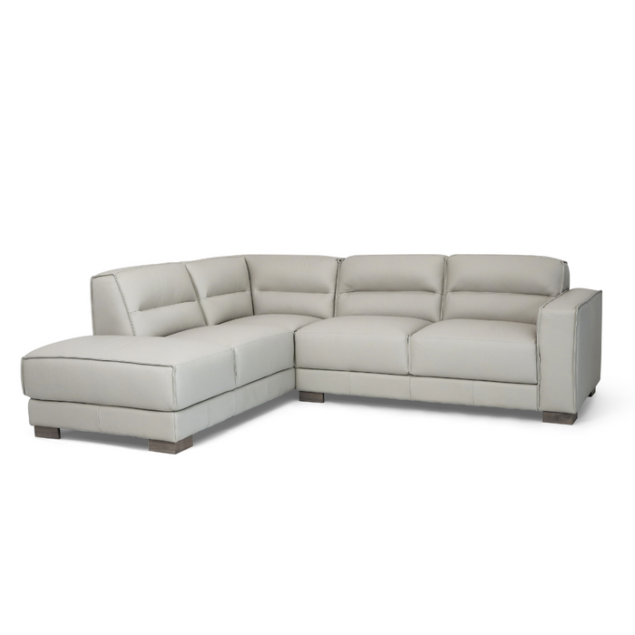 Tommy LHF Chaise Leather - Frost