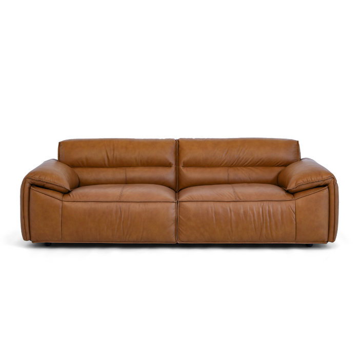 Maxwell Leather 3 Seater - Camel