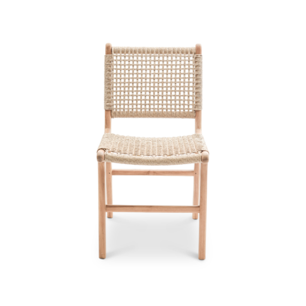 London Dining Chair Twisted Hyacinth / Teak