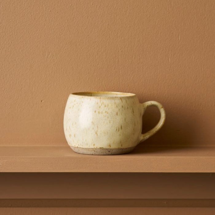 'Mugs Set/4 White Opal Mineral Mugs