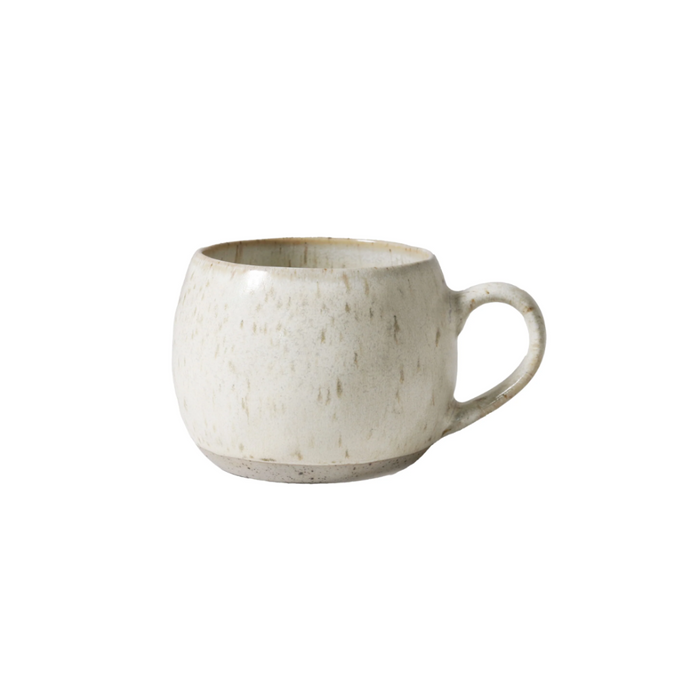 'Mugs Set/4 White Opal Mineral Mugs