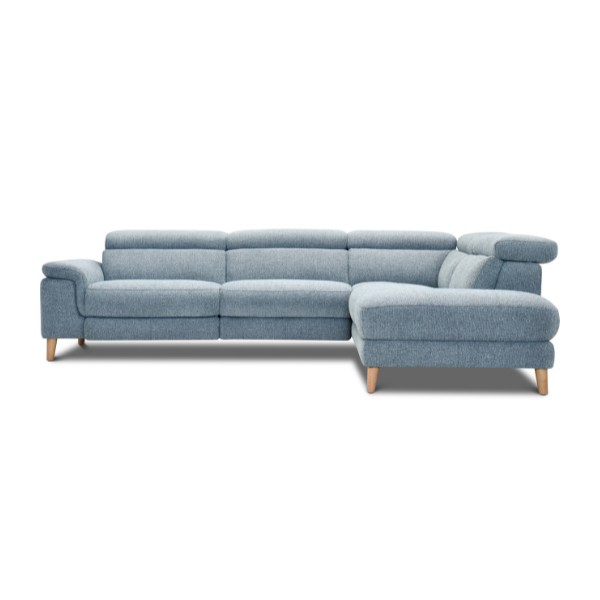 Oslo 3 Seater RHF Chaise - Fabric