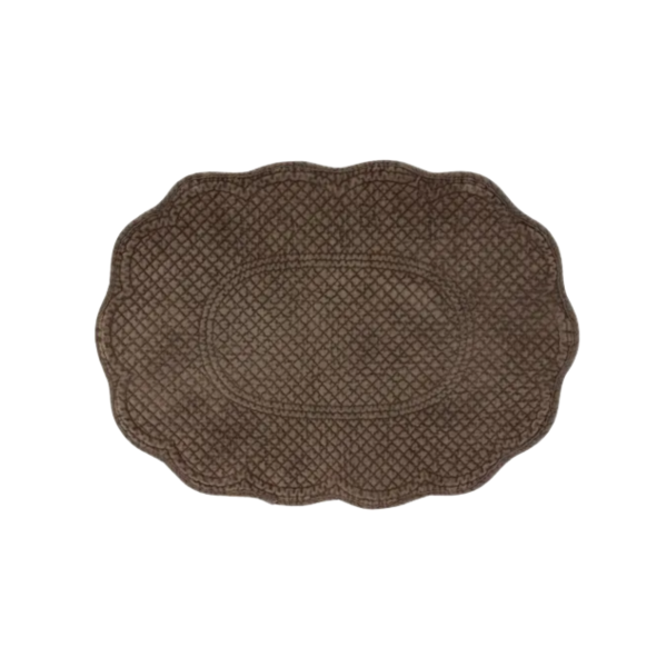 'Rena Quilted Placemat Brown