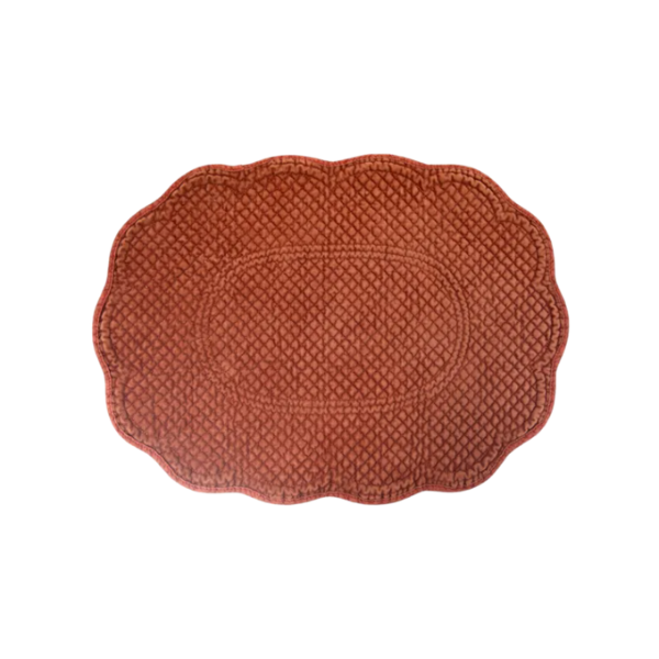 'Rena Quilted Placemat Rust