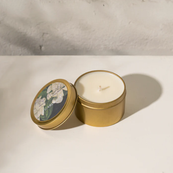 'Soy Candle - Gardenia in Travel Tin