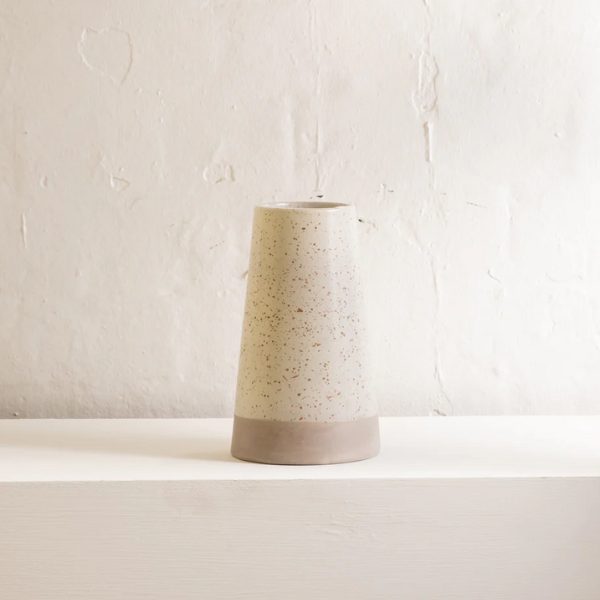 'Mette Dipped Vase - Cream