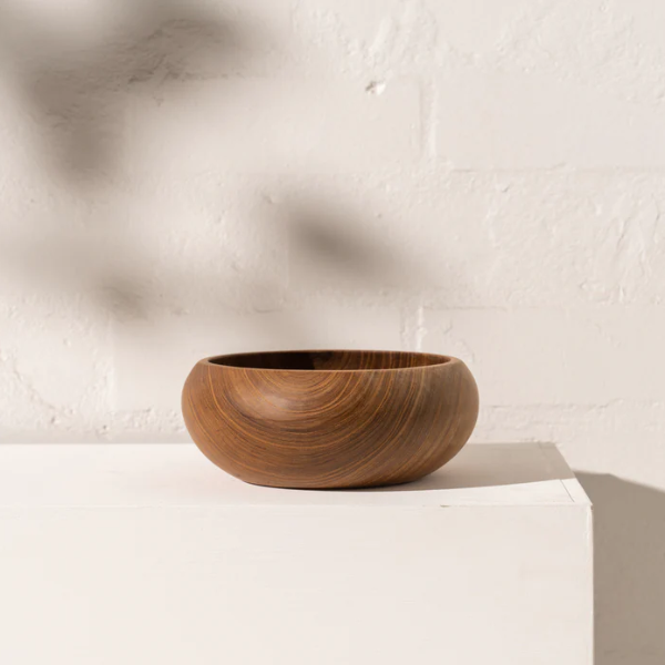 'Enna Round Timber Bowl