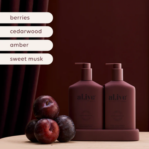 'Alive Transformative Wash & Lotion Duo Sweet Plum & Berries