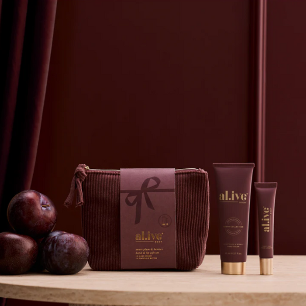 'Alive Hand & Lip Gift Set - Sweet Plum & Berries