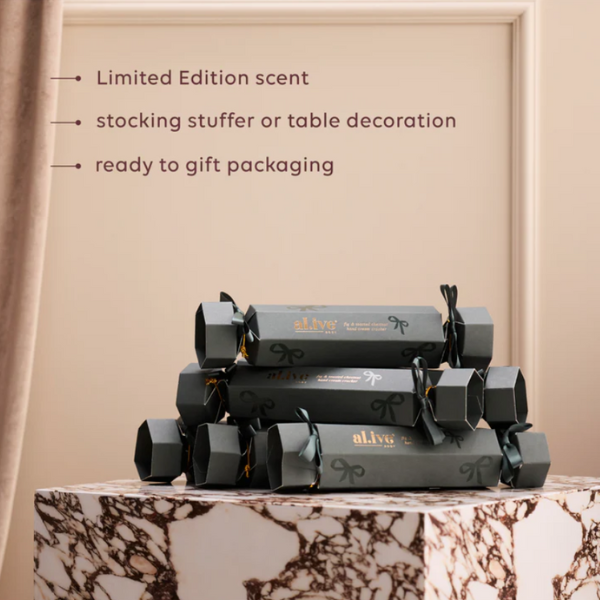 'Alive Hand Cream Cracker - Fig & Toasted Chestnut Set