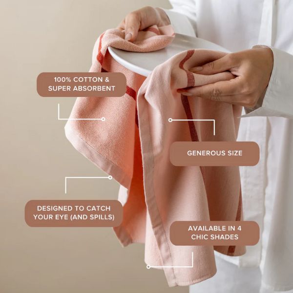 'Styleware Tea Towel -Berry