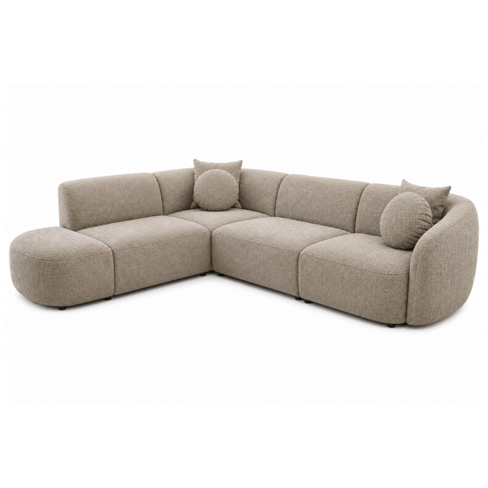 Luna LHF Corner - Taupe