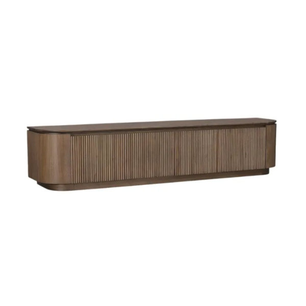 Clare TV Unit Ash Stained 2140mm