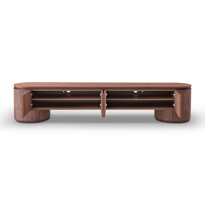 Brunswick 4 door TV Unit 2250 - Walnut