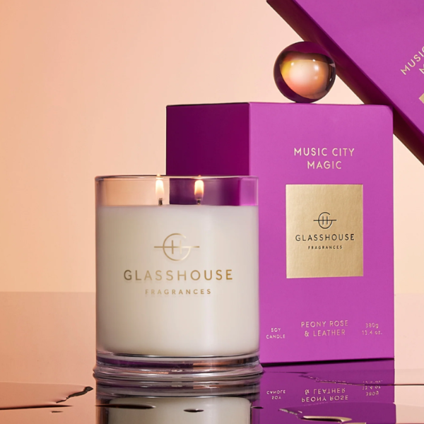 Glasshouse 380g Candle - Music City Magic