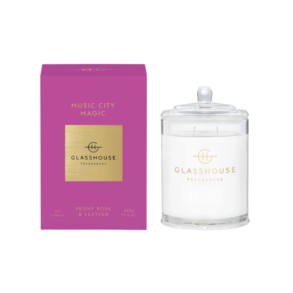Glasshouse 380g Candle - Music City Magic