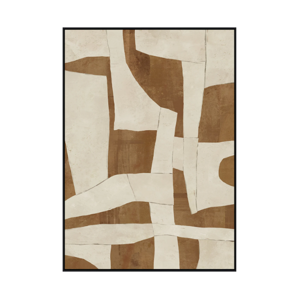 Emotional Geometry A Canvas - Black Frame