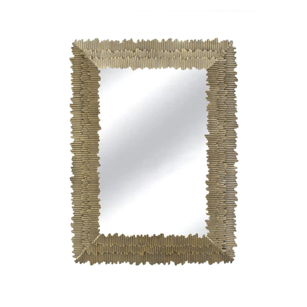 Allegra Mirror - Brass Frame