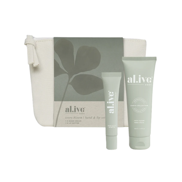 Alive Ivory Bloom Hand & Lip Set