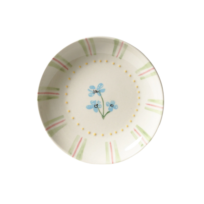 'Junes Garden Side Plate 16cm Forget Me Not