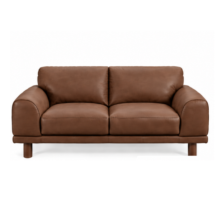 Brooklyn 2 Seater Jersey Leather