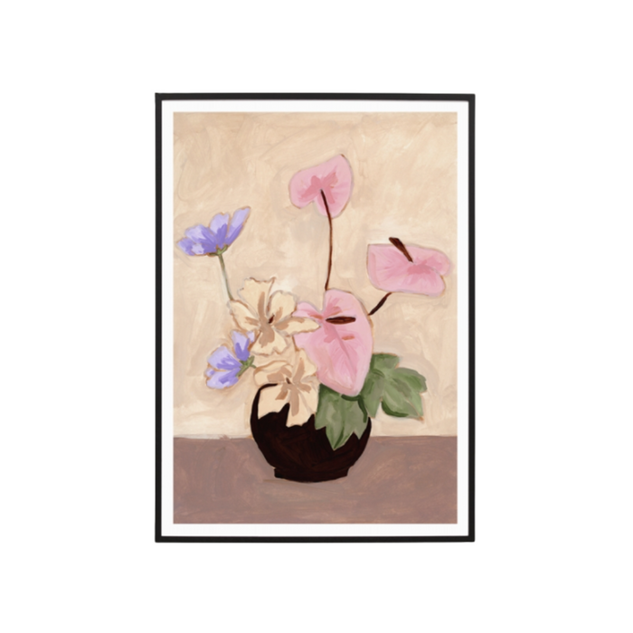 Lily Bouquet Blush Canvas 113x159