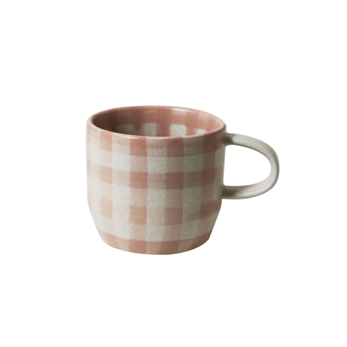 'Soft Terracotta Check Cats Pyjamas