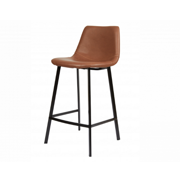 Hugh Bar Stool - Cognac