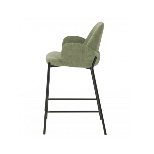 Fabric Bar Stool - Sage