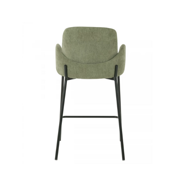Fabric Bar Stool - Sage
