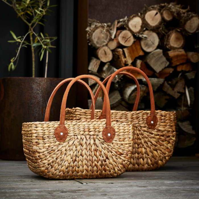 'Harvest Baskets Set of 2 - Suede