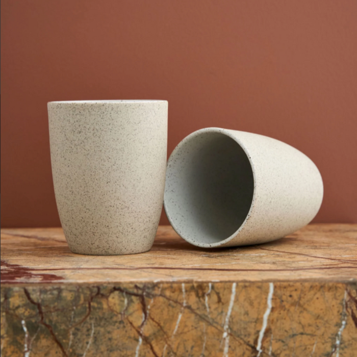 'Granite Lattes 2 Pack - White