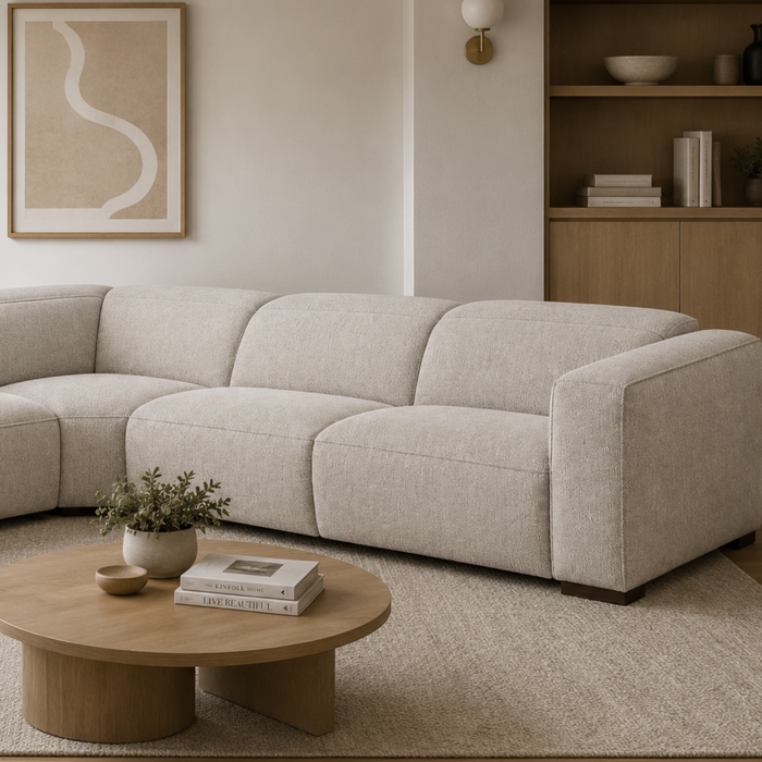 Lenny Electric Reclining Modular - Fabric (33714EMHM)
