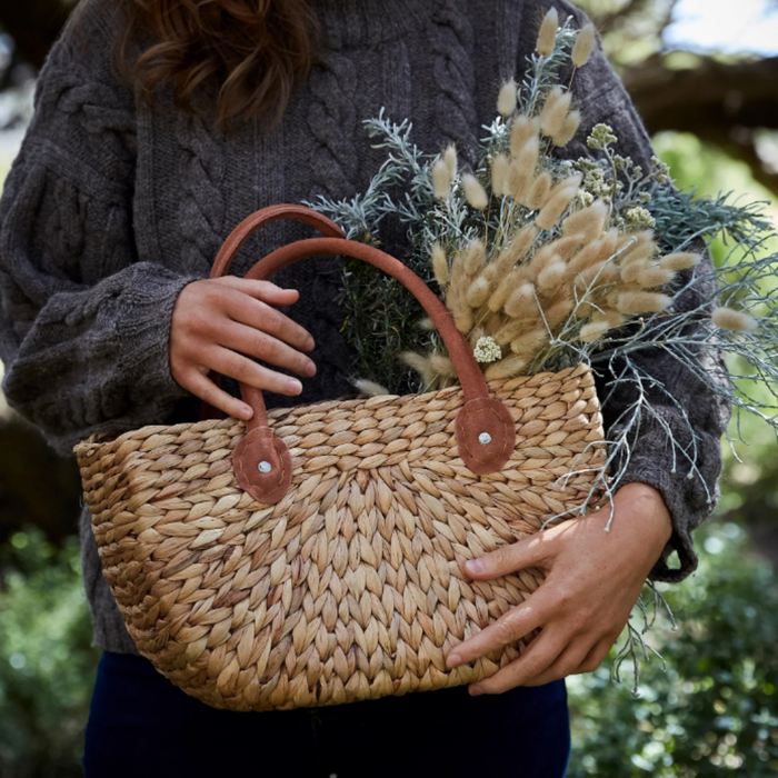 'Harvest Baskets Set of 2 - Suede