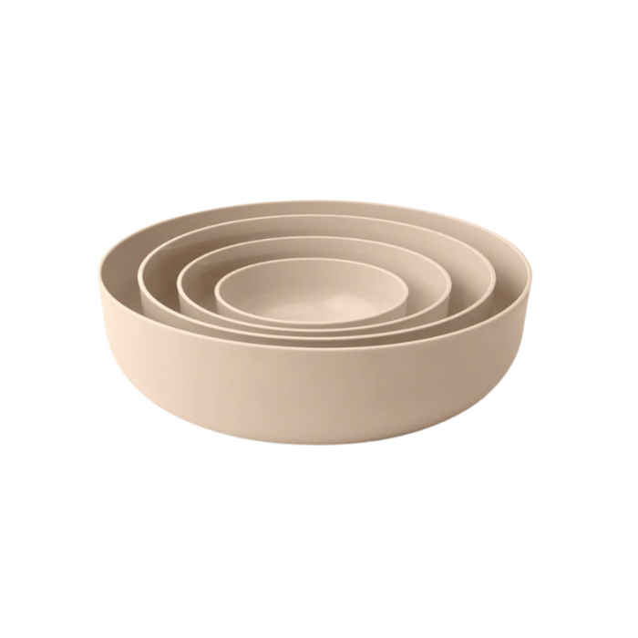'Styleware Nesting Bowl 4 Piece - Biscotti