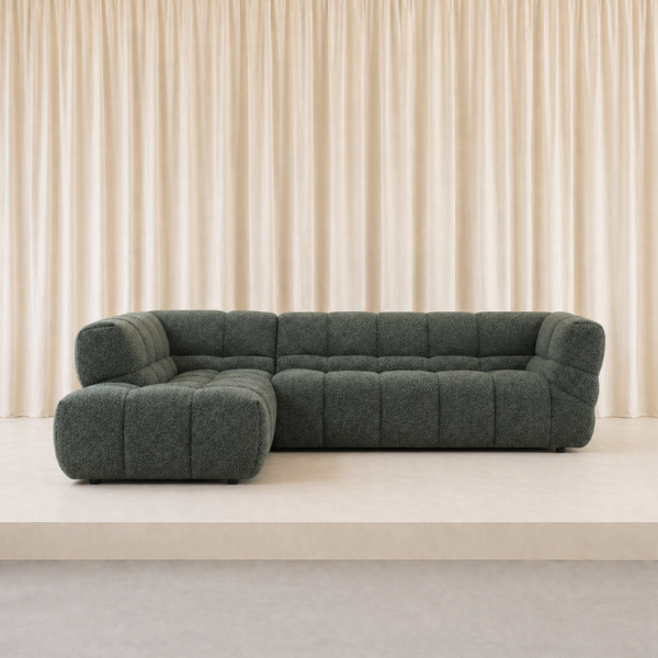 Madrid 3 Seater with LHF Chaise - Fabric