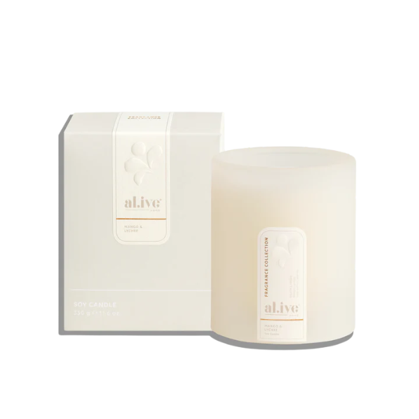 'Alive Mango & Lychee Soy Candle