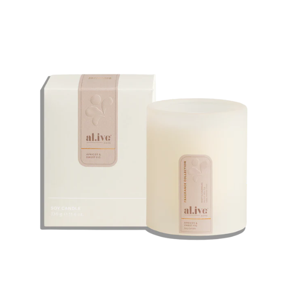 'Alive Apricot & Sweet Fig Soy Candle